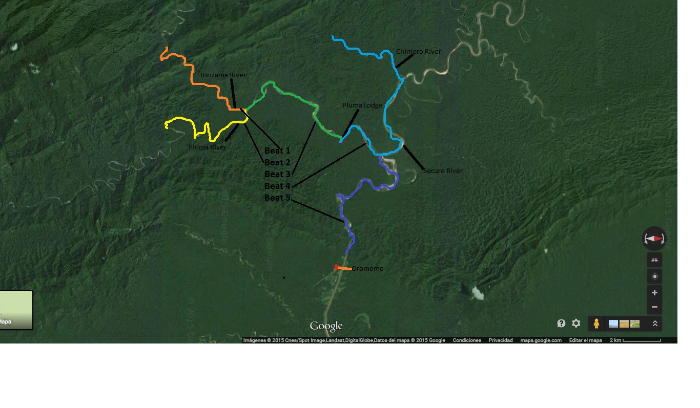 Map of the rivers...