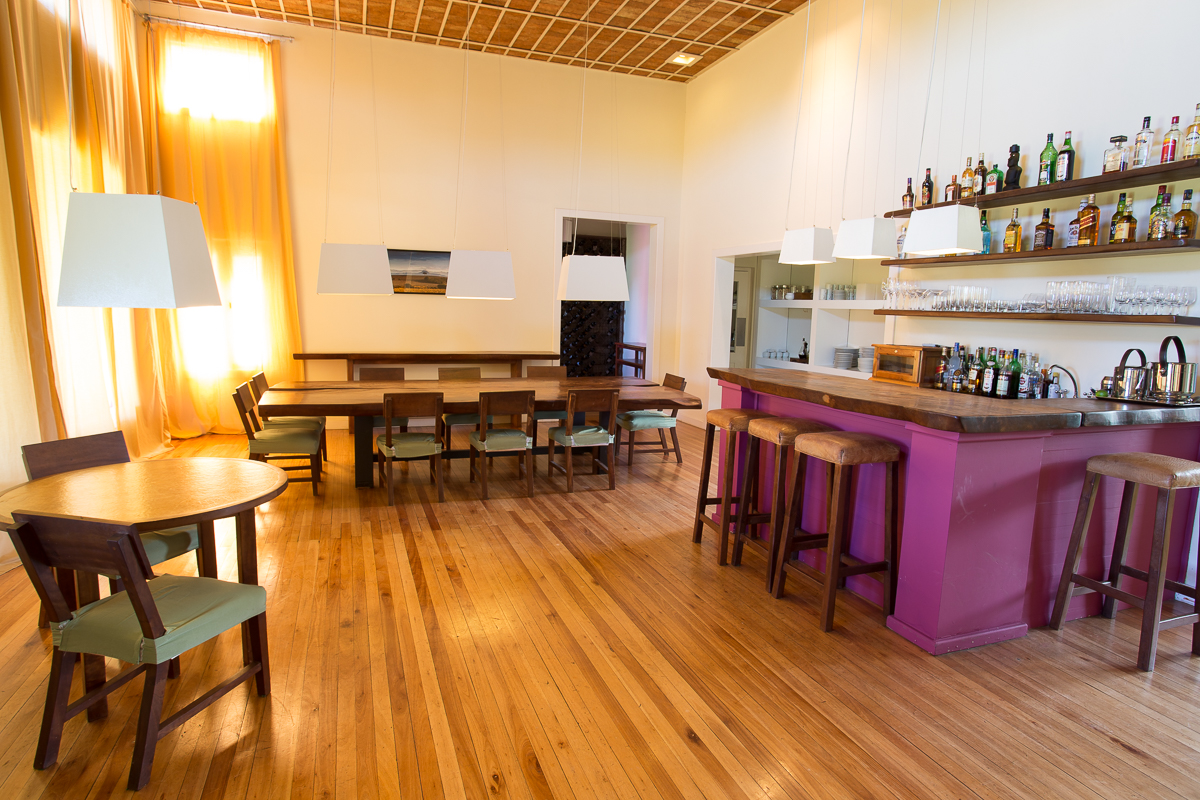 La Dormida sitting and dining room