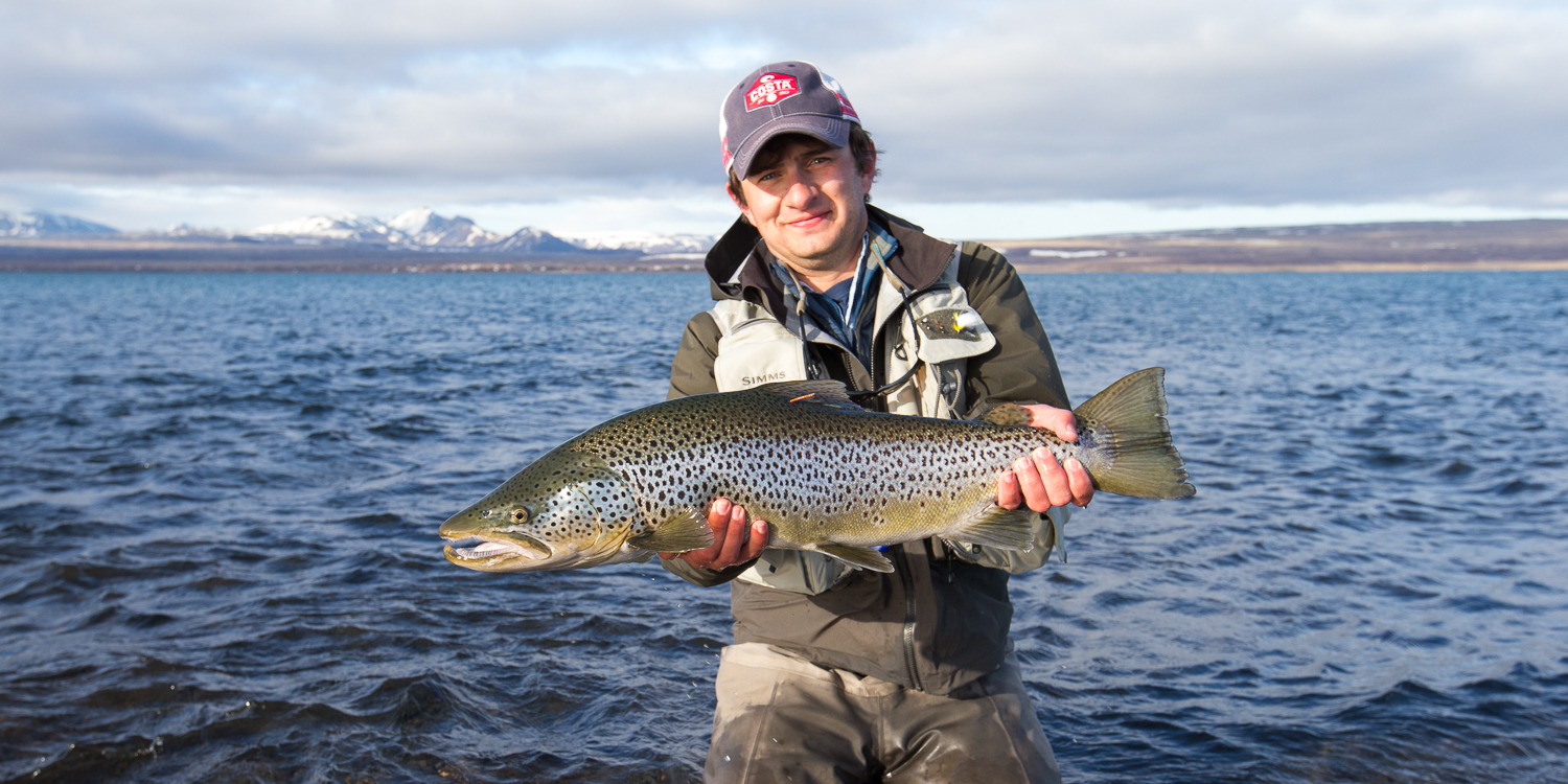 Tom with the 11lbs tagged fish
